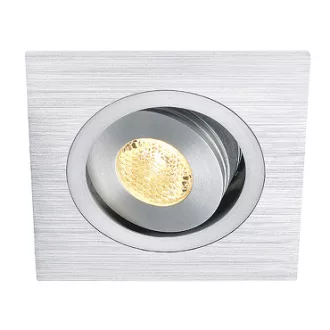   LELEX SQ I zápustná česaný hliník 350mA LED 1W 25° 3000K