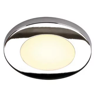   REAL N-TIC LED zápustná chrom 24= LED 2.8W 120° IP66 3200K