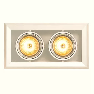   AIXLIGHT MOD 2 QRB111 zápustná krémově bílá 12V G53 2x50W