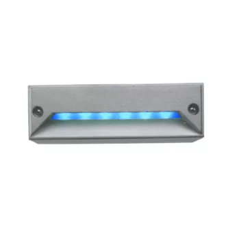   minI LED RC zápustná stříbrnošedá/modrá 230V LED 0.8W IP54