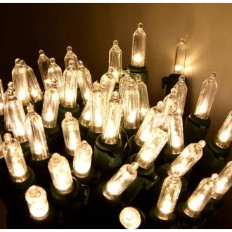   Elemes fényfüzér, 100 Led, meleg fehér, 8 funkciós, kültérre is