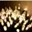 Elemes fényfüzér, 100 Led, meleg fehér, 8 funkciós, kültérre is