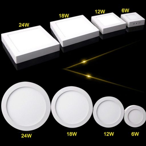 Falon kívüli led panel 12w kör alakú, természetes fehér