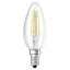 OSRAM Retrofit gyertya alakú  átlátszó 230V E14 LED EQ40  2700K