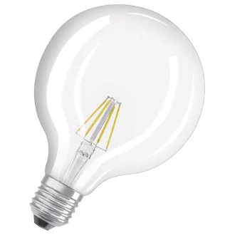 OSRAM Retrofit Globe 125 átlátszó 230V E27 LED EQ40 2700K