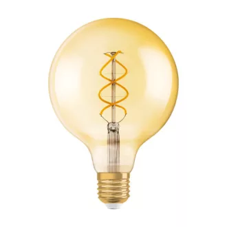   OSRAM Vintage Globe 125 SPIRAL borostyán 230V E27 LED EQ25 2000K