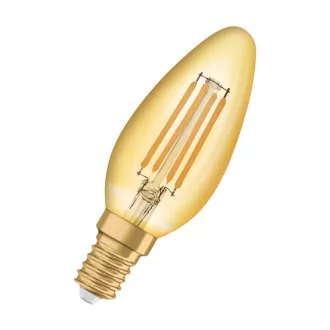   OSRAM Vintage gyertya alakú borostyán 230V E14 LED EQ35 2400K
