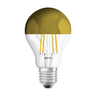 RENDL G13458 OSRAM LED izzó, krómozott arany fólia
