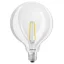 OSRAM SMART+ Globe 125 WiFi átlátszó 230V E27 LED EQ60 2700K