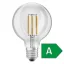 OSRAM ULTRA ECONOMY 210lm/W Globe 95 átlátszó 230V E27 LED EQ60 2700K