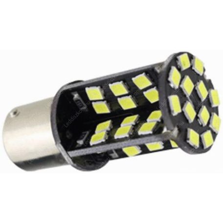 Autós Led BA15Y Canbus fék+helyzetjelző lámpa világítás, 60 Led, 450 Lumen, 5050 chip, 5W, hideg fehér. Life Light Led 2 év garancia!