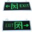 Led Exit lámpa, kétoldalas, kijáratjelző vészvilágítás, 3W, 3H üzemidő, folyamatosan világít. Jobb vagy bal oldalra mutat. 