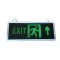 Led Exit lámpa, kijáratjelző vészvilágítás, kétoldalas, 3W, 3H üzemidő, folyamatosan világít. Felfelé mutat. 