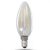 Inesa Led Filament gyertya égő 2W, 250 Lumen, 30W izzó helyett. E14,  meleg fehér. 