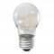 Inesa Led Filament E27 2W, 250 lumen, 10db felett-10%. 45 mm. 2700 kelvin, meleg fehér. Kerti fényfüzér foglalatba is!