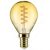 Led Filament körte égő 4W, borostyán burás dekor Led. 45mm, 350 Lumen, 40W izzó helyett. E14, 2100K, extra meleg fehér, nem vibrál! Life Light Led.