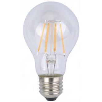   Inesa Led Filament E27 5W, 600 lumen, 60W izzó helyett. 2700 kelvin, meleg fehér. Nem vibrál a fénye! Kerti fényfüzér foglalatba is!