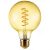 Led Filament körte égő 6W, borostyán burás dekor Led. 125mm, 500 Lumen, 50W izzó helyett. E27, 2100K, extra meleg fehér, nem vibrál! Life Light Led.
