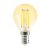 Led Filament körte égő 6W, Borostyán bura, 45mm, 500 Lumen, E14, 2000K, extra meleg fehér, nem vibrál! Life Light Led 2 év garancia!