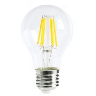   Led Filament körte égő 6W,  45mm, 700 Lumen, 70W izzó helyett. E27, 4000 kelvin, természetes fehér, nem vibrál a fénye! Life Light Led 2 év garancia!