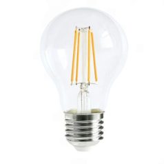   Led Filament  körte égő 6W, 60W izzó helyett, E27, 700 lumen, 60 mm, természetes fehér. Life Light Led 2 év garancia!