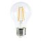 Led Filament  körte égő 6W, 60W izzó helyett, E27, 700 lumen, 60 mm, természetes fehér. Life Light Led 2 év garancia!
