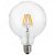 Led Filament körte égő 8W, 1000 Lumen, 120mm, 80W izzó helyett. E27, 2700K, meleg fehér, nem vibrál a fénye! Life Light Led 