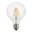 Led Filament körte égő 8W, 1000 Lumen, 95mm, 80W izzó helyett. E27, 2700K, meleg fehér, nem vibrál a fénye! Life Light Led 