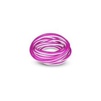   Led Neon Flex, 10W/m, 120 Led/m, 24V, 6x12mm, IP68 vízálló, pink, 5 centinkként vágható! Life Light Led 2 év garancia!
