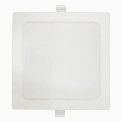   Led panel 12W, 1050 lumen, IP44 vízálló, 3900 kelvin, közép fehér, négyzet forma. Life Light Led 2 év gari
