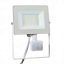 Led reflektor 30W, 3200 lumen, mozgásérzékelővel, IP65, vízálló. 3000 kelvin, meleg fehér. Life Light Led
