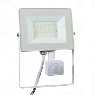   Led reflektor 30W, 3300 lumen, mozgásérzékelővel, IP65, vízálló. 6500 kelvin, hideg fehér. Life Light Led 2 év garancia!