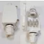 IP65 vízhatlan fehér kötődoboz, 450V/24A, 3*0,5mm-2,5mm vezetékhez! Minden kültéri lámpatest elengedhetetlen kelléke! Life Light Led.