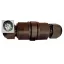 IP67 kötődoboz henger, 450V/24A, 3*0,5mm-2,5mm vezetékhez! Fekete. A Led reflektorok elengedhetetlen kelléke! Life Light Led.