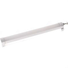  Inesa Por és páramentes LED lámpa 60 cm, 18W, 1500 lumen, 5700K, hideg fehér. Led Tri-proof, IP65 vízálló ipari lámpa, pult, garázs, műhelyvilágítás!