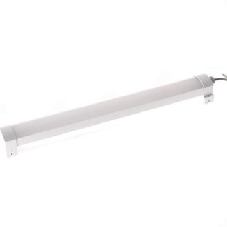  Inesa Por és páramentes LED lámpa 60 cm, 18W, 1500 lumen, 5700K, hideg fehér. Led Tri-proof, IP65 vízálló ipari lámpa, pult, garázs, műhelyvilágítás!