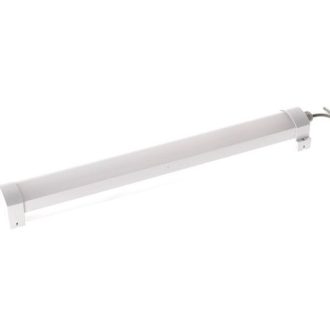   Inesa Por és páramentes LED lámpa 60 cm, 18W, 1500 lumen, 4000K, közép fehér. Led Tri-proof, IP65 vízálló ipari lámpa, pult, garázs, műhelyvilágítás!