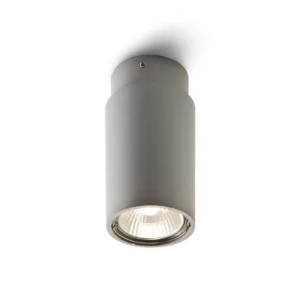 EX GU10 válcová stropní stříbrnošedá 230V GU10 50W