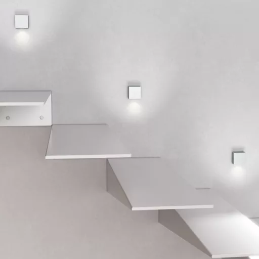 TICO I fali lámpa alumínium 230V LED 3W 3000K