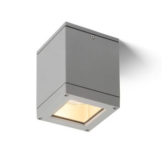   RENDL R10386 QUADRA kültéri lámpa, mennyezeti IP54 ezüstszürke