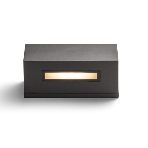 RENDL R10439 WOOP kültéri lámpa, szögletes fali IP54 antracit