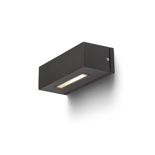 RENDL R10439 WOOP kültéri lámpa, szögletes fali IP54 antracit
