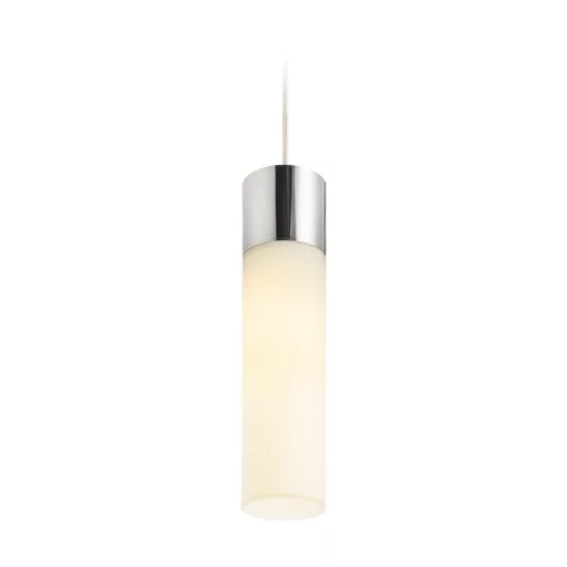 EIGHT závěsná opálové sklo/chrom 230V LED E27 11W