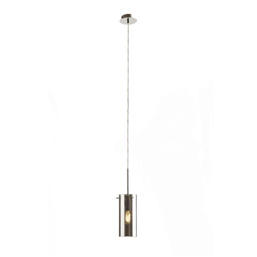 RENDL R10509 SANSSOUCI függőlámpatest, üveg krómozott üveg