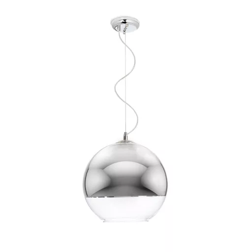 BEAU MONDE 35 závěsná chromované sklo/čiré sklo 230V LED E27 15W