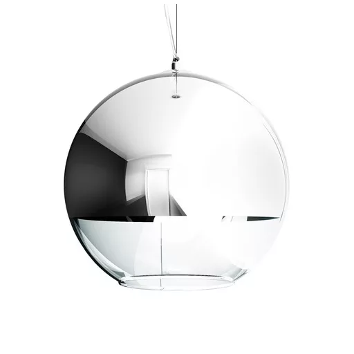 BEAU MONDE 35 závěsná chromované sklo/čiré sklo 230V LED E27 15W