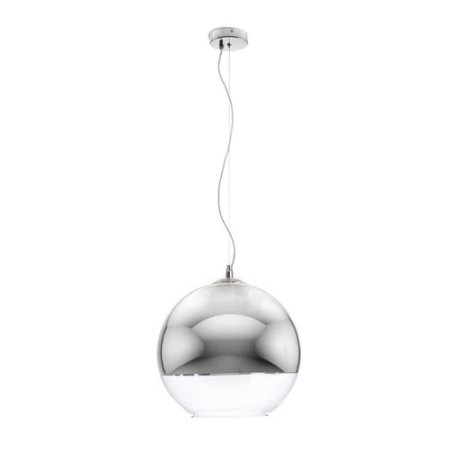RENDL R10516 BEAU MONDE függőlámpatest, üveg krómozott üveg/átlátszó üveg