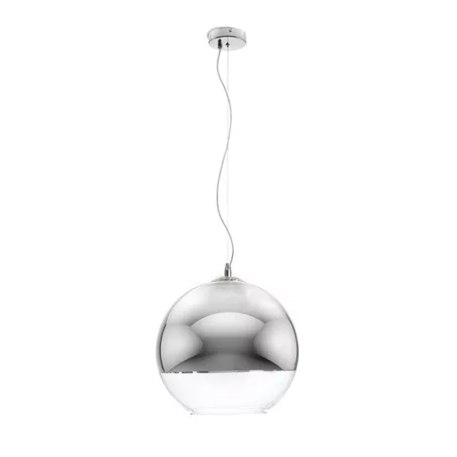 BEAU MONDE 35 závěsná chromované sklo/čiré sklo 230V LED E27 15W