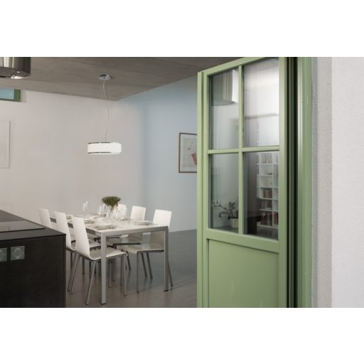 RENDL R10522 CASSABLANCA függőlámpatest, üveg króm