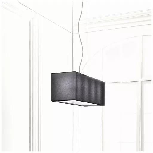 LOPE 80 závěsná černá matný nikl 230V LED E27 4x15W